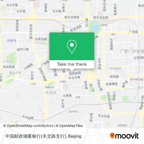 中国邮政储蓄银行(丰北路支行) map