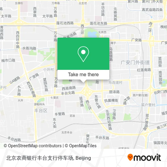 北京农商银行丰台支行停车场 map