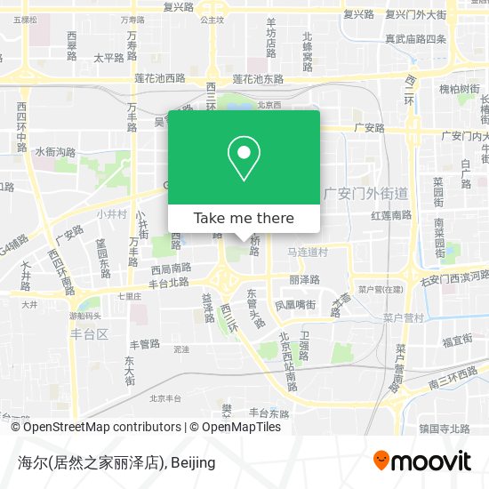 海尔(居然之家丽泽店) map