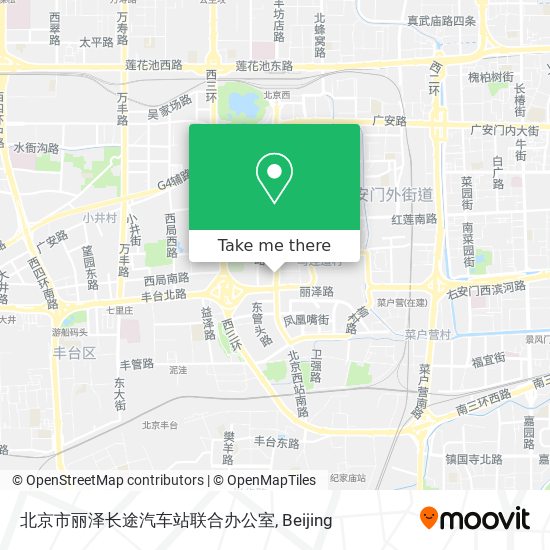 北京市丽泽长途汽车站联合办公室 map