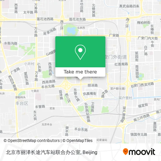 北京市丽泽长途汽车站联合办公室 map