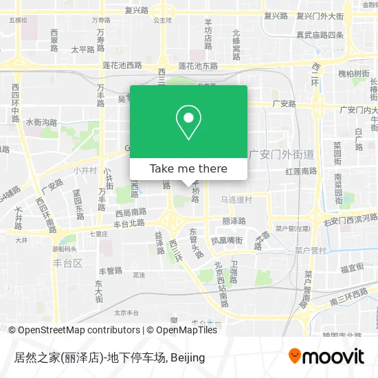居然之家(丽泽店)-地下停车场 map