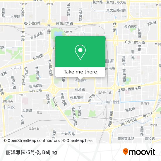 丽泽雅园-5号楼 map