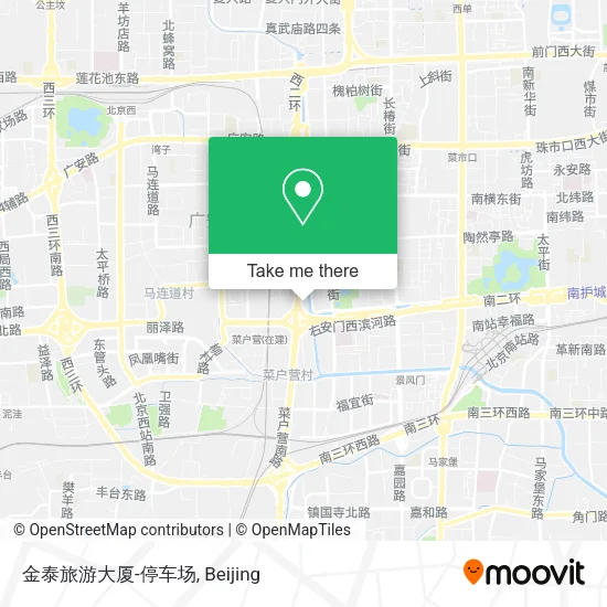 金泰旅游大厦-停车场 map