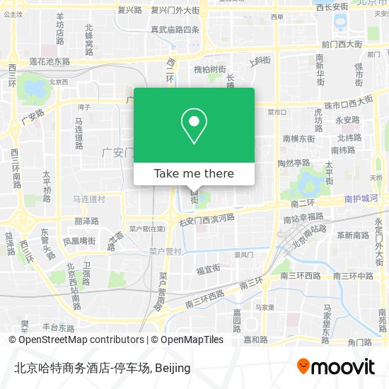 北京哈特商务酒店-停车场 map