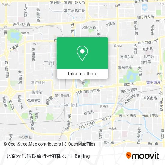北京欢乐假期旅行社有限公司 map