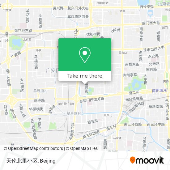 天伦北里小区 map