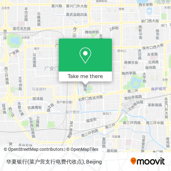 华夏银行(菜户营支行电费代收点) map
