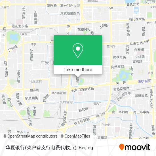 华夏银行(菜户营支行电费代收点) map