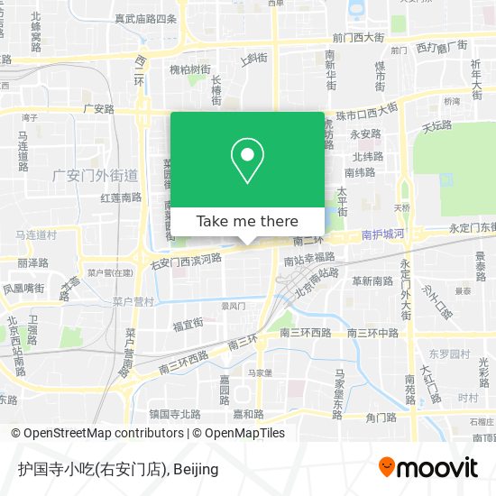 护国寺小吃(右安门店) map