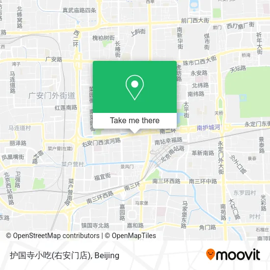 护国寺小吃(右安门店) map