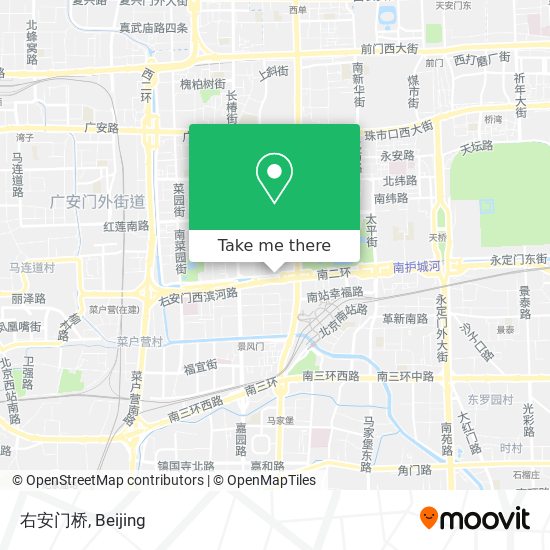 右安门桥 map