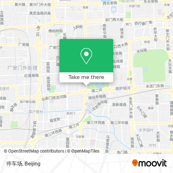停车场 map