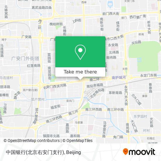 中国银行(北京右安门支行) map