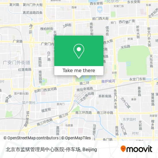 北京市监狱管理局中心医院-停车场 map