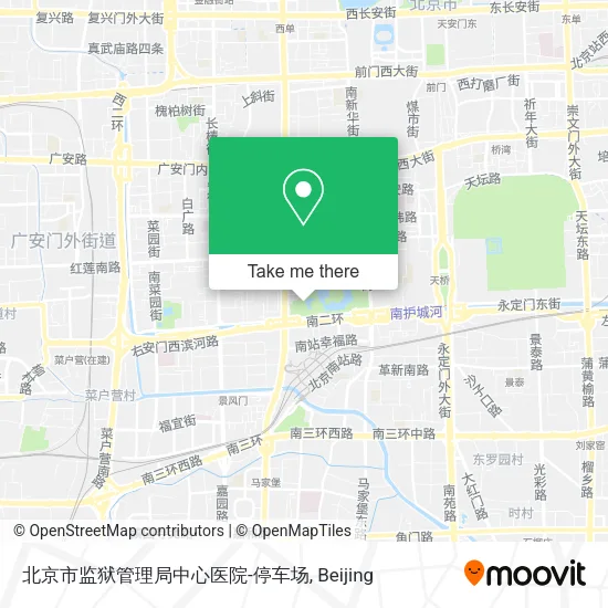 北京市监狱管理局中心医院-停车场 map