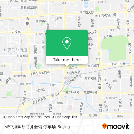 碧中海国际商务会馆-停车场 map