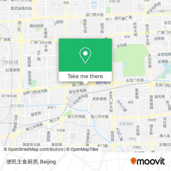 便民主食厨房 map
