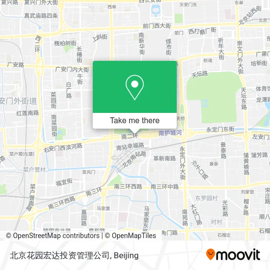 北京花园宏达投资管理公司 map