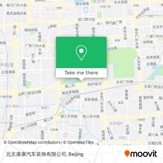 北京康康汽车装饰有限公司 map