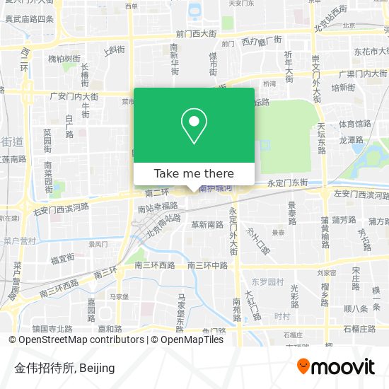 金伟招待所 map