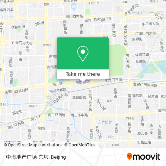 中海地产广场-东塔 map
