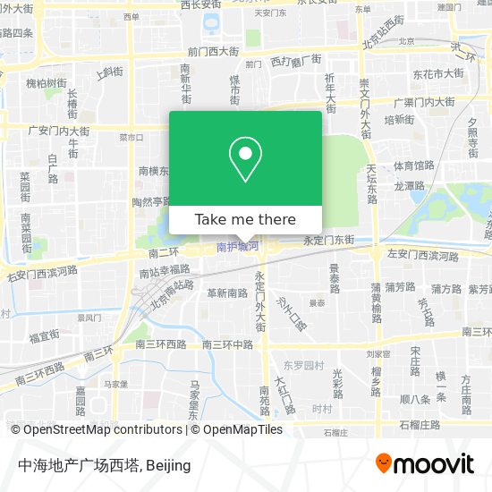 中海地产广场西塔 map