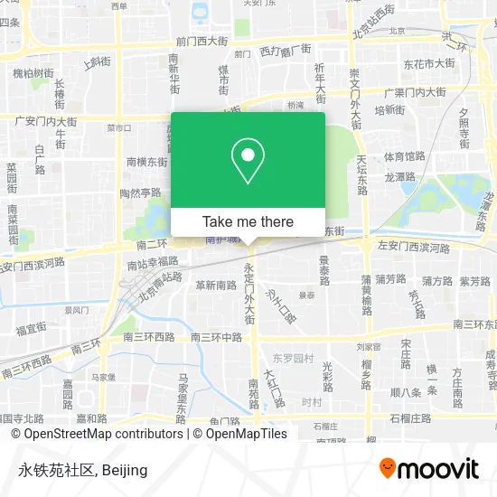 永铁苑社区 map