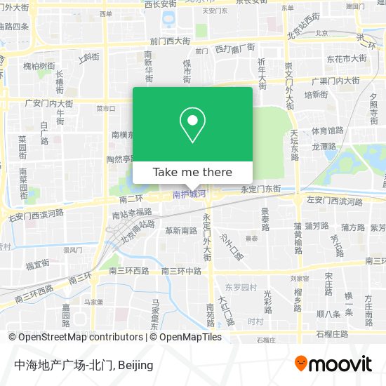中海地产广场-北门 map