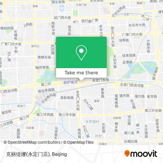 克丽缇娜(永定门店) map