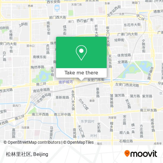 松林里社区 map