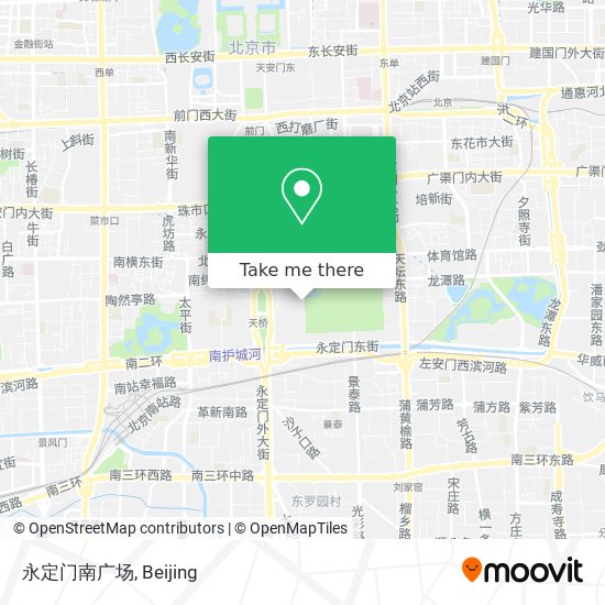 永定门南广场 map