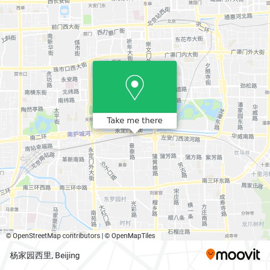杨家园西里 map