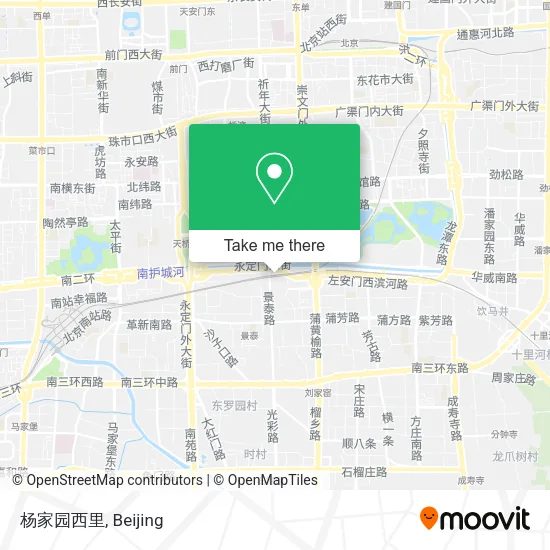 杨家园西里 map