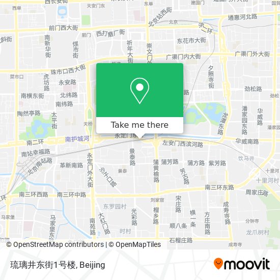 琉璃井东街1号楼 map