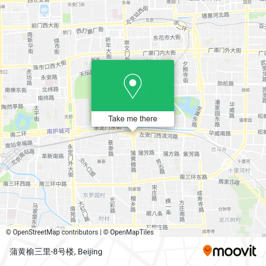 蒲黄榆三里-8号楼 map