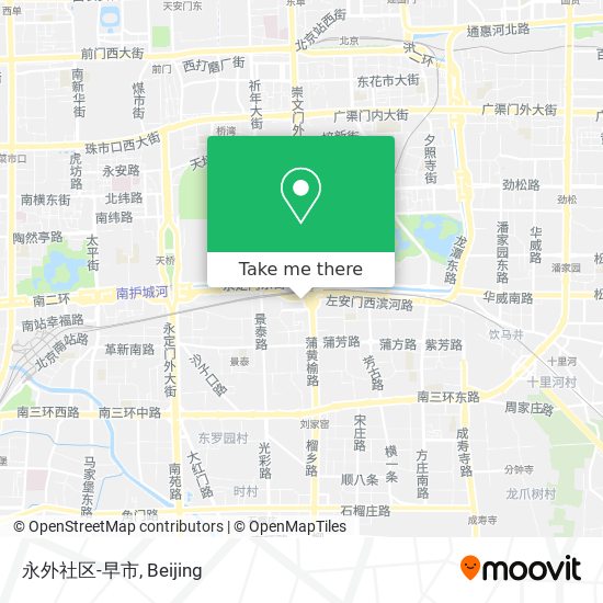 永外社区-早市 map