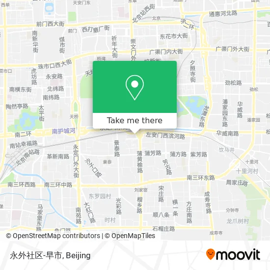 永外社区-早市 map