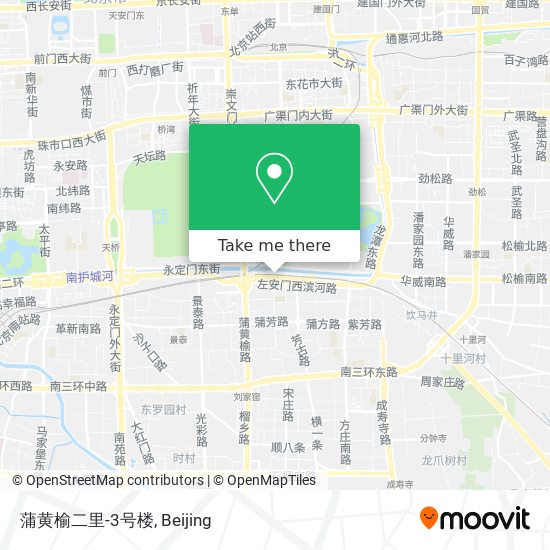 蒲黄榆二里-3号楼 map