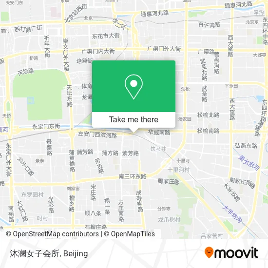 沐澜女子会所 map