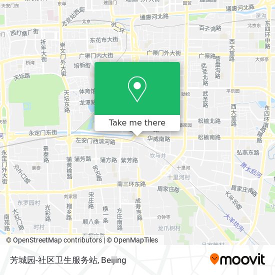 芳城园-社区卫生服务站 map