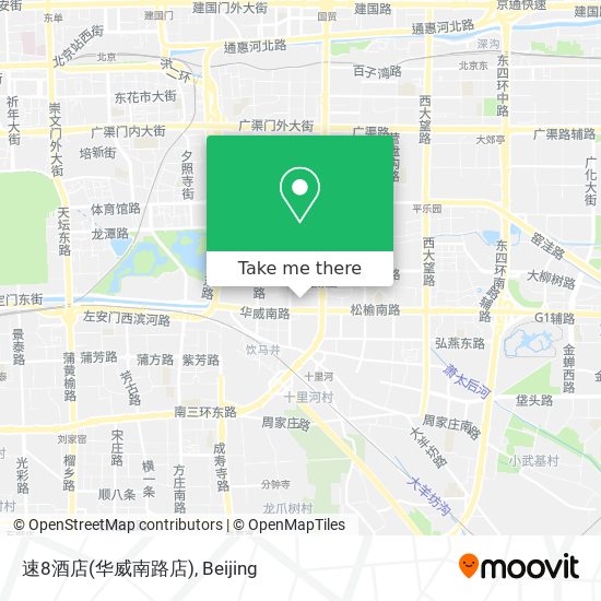 速8酒店(华威南路店) map