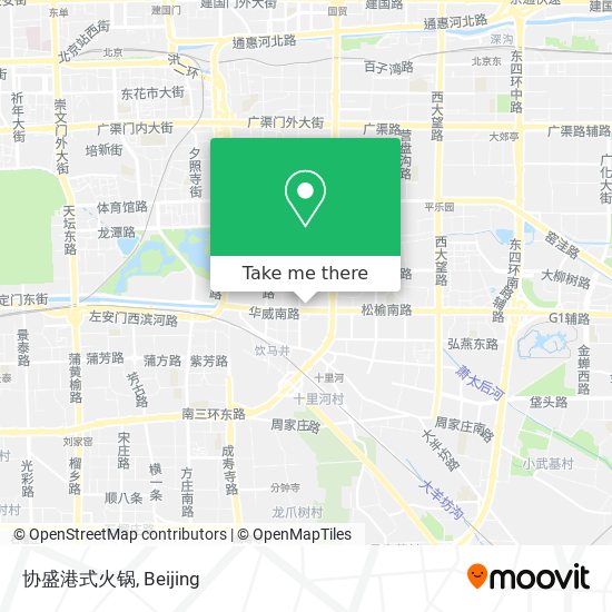 协盛港式火锅 map