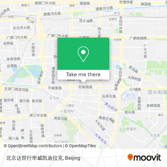 北京达世行华威凯迪拉克 map
