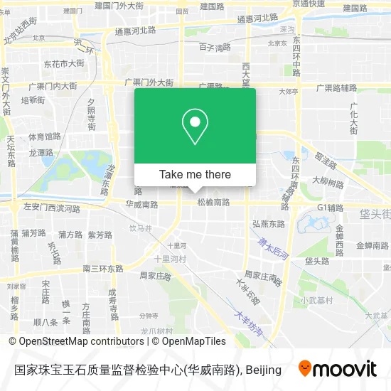 国家珠宝玉石质量监督检验中心(华威南路) map