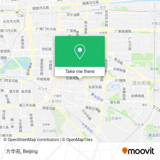方华苑 map