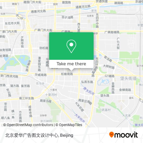 北京爱华广告图文设计中心 map