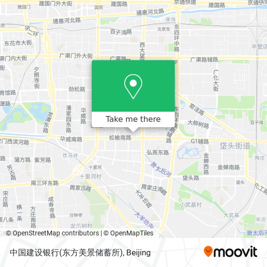 中国建设银行(东方美景储蓄所) map