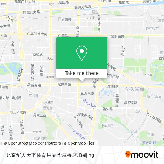 北京华人天下体育用品华威桥店 map