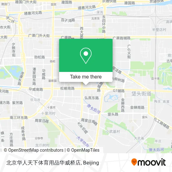 北京华人天下体育用品华威桥店 map